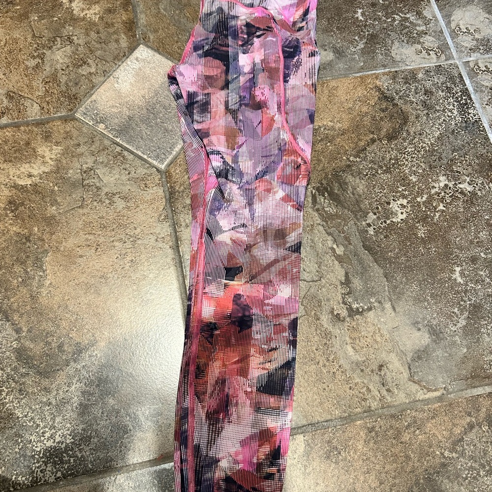 lululemon athletica Pink Patterned Leggings